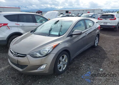 2013 Hyundai Elantra Gls from USA, damaged, VIN 5NPDH4AE9DH297516